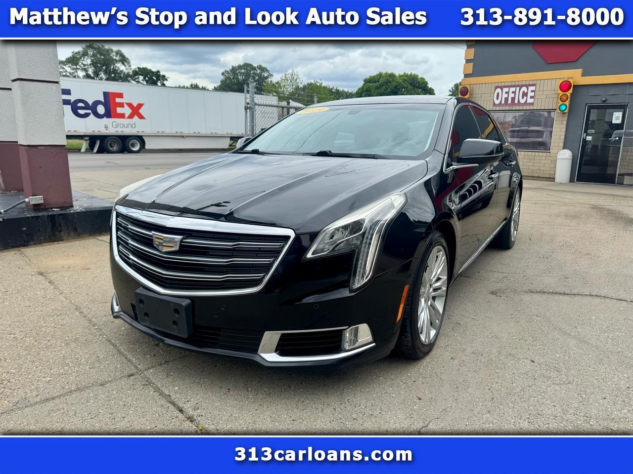 Black 2019 Cadillac XTS Sedan Front-Wheel Drive Automatic